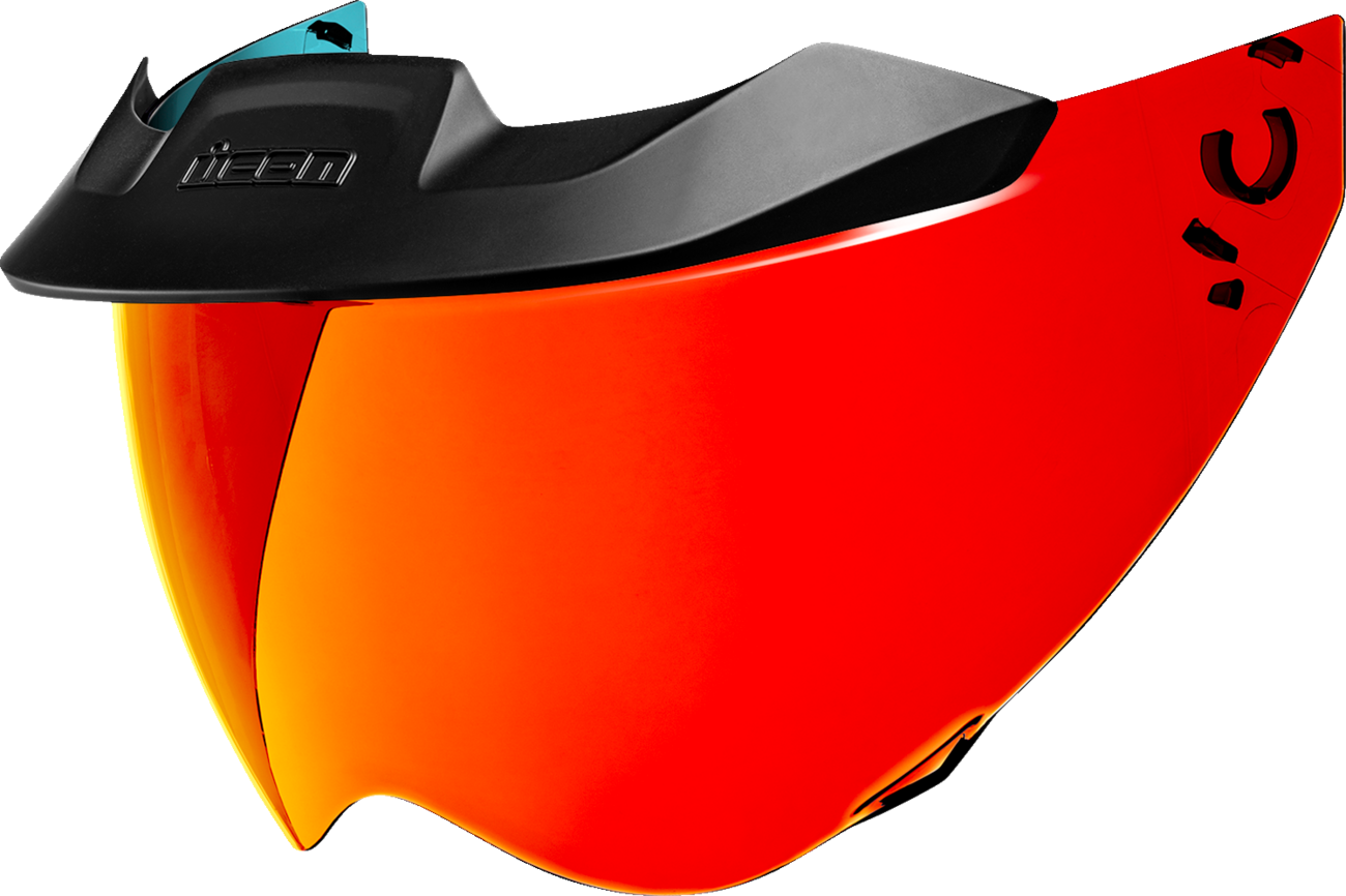 ICON MotoShield™ Shield - Domain™ - Calypso Red 0130-1328