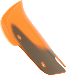 KLOCK WERKS Kolor Flare™ Windshield - 10" - Orange Ice KWW-04-0632