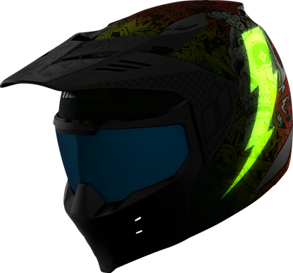 ICON Elsinore™ Helmet - Doodle 3 - White - 3XL 0104-3443