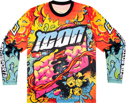 ICON Scatterbrain Jersey - Black - Medium 2824-0111