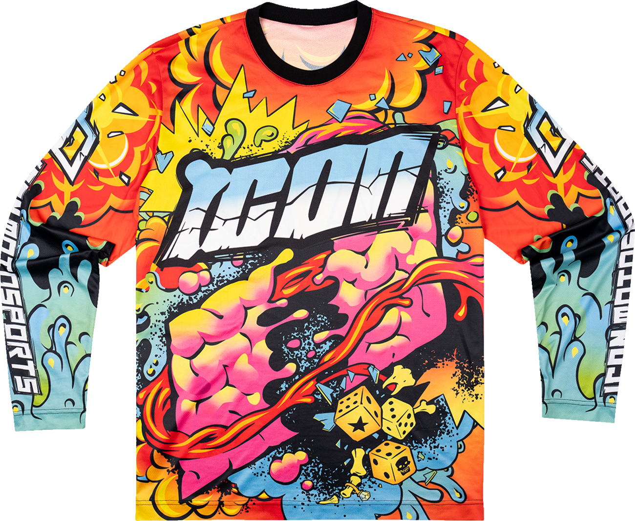 ICON Scatterbrain Jersey - Black - 2XL 2824-0114
