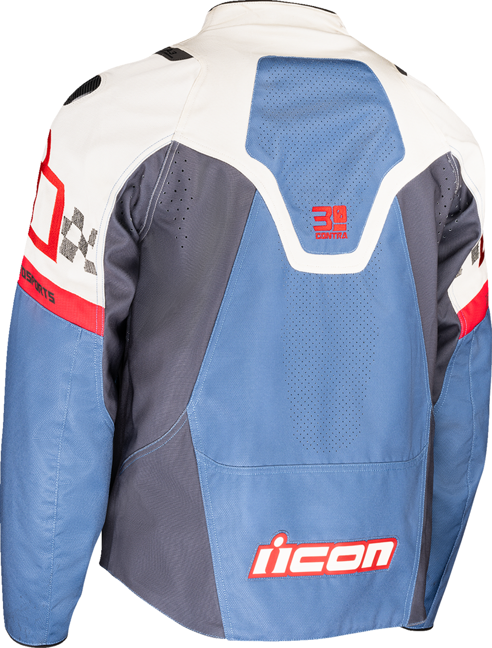 ICON Contra3™ Hero Jacket - Blue - Large 2820-7058
