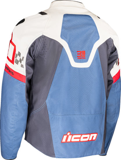 ICON Contra3™ Hero Jacket - Blue - Large 2820-7058