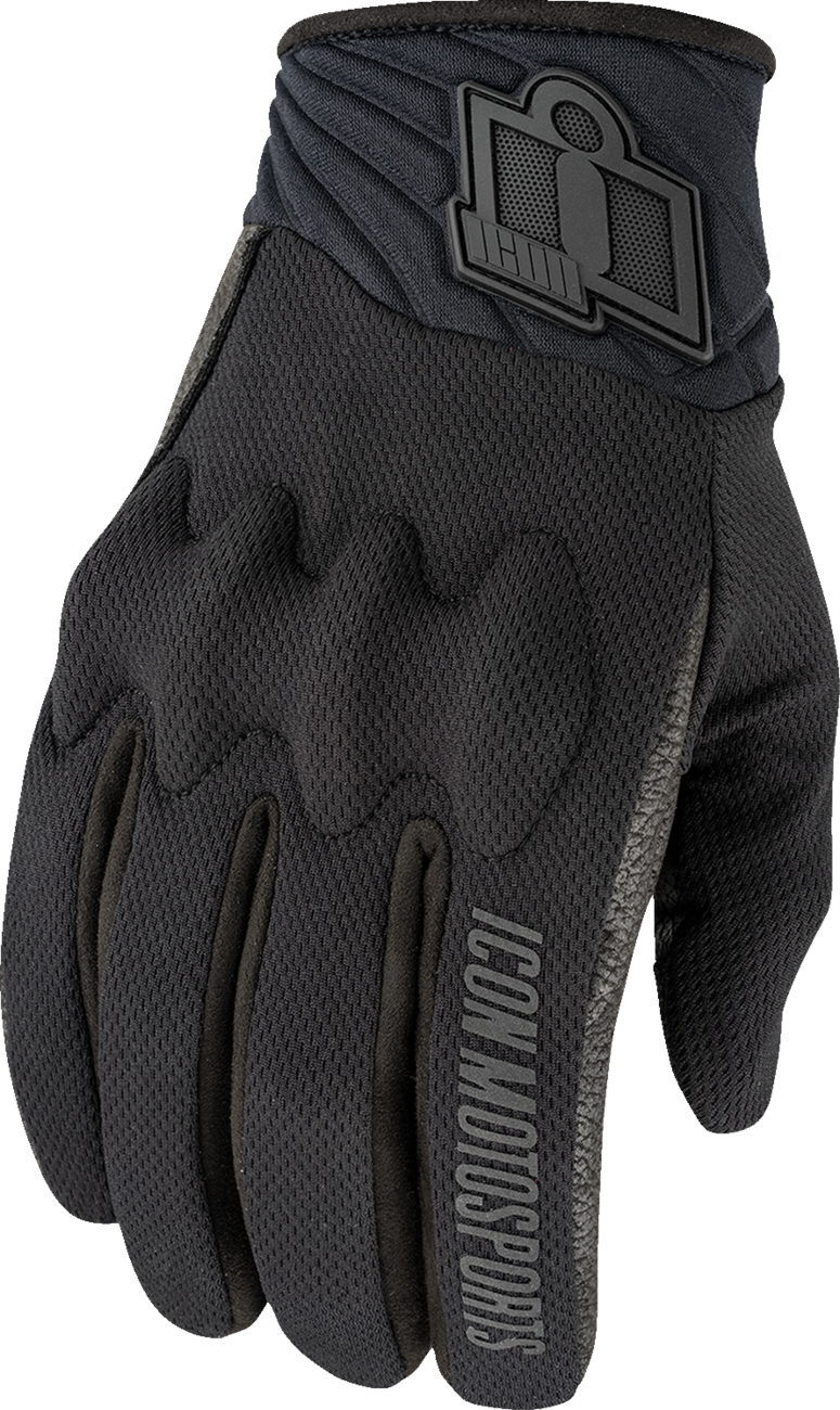 ICON Anthem3™ Gloves - Black - Large 3301-4865