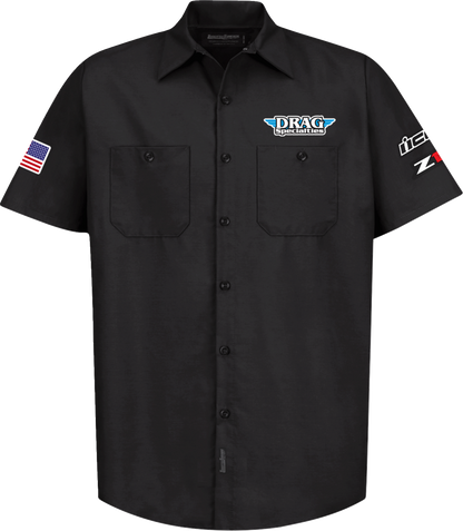 THROTTLE THREADS Drag Specialties House 25 Shirt - Black - 3XL DRG32ST24BK3R