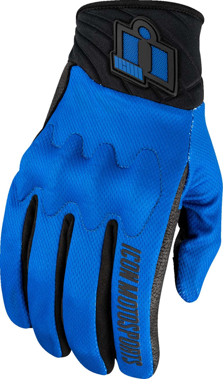 ICON Anthem3™ Gloves - Blue - Small 3301-4875