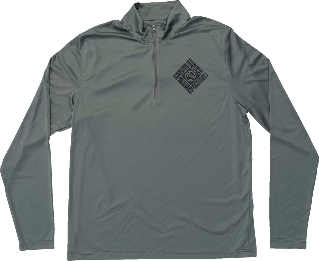 MOOSE OFFROAD Spin Sync Quarter Zip Pullover - Gray - Medium 3050-6970