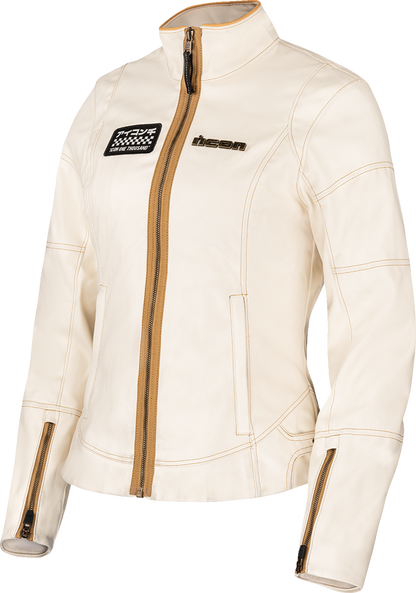 ICON Women's Tuscadero3™ Jacket - White - XS 2822-1775