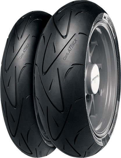 CONTINENTAL Tire - ContiSportAttack - Rear - 180/55ZR17 - (73W) 02443930000