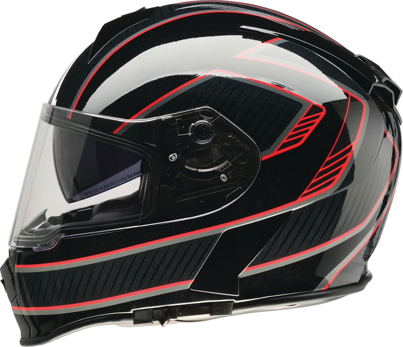 Z1R Warrant Helmet - Amplify - Black/Red - Medium 0101-17893