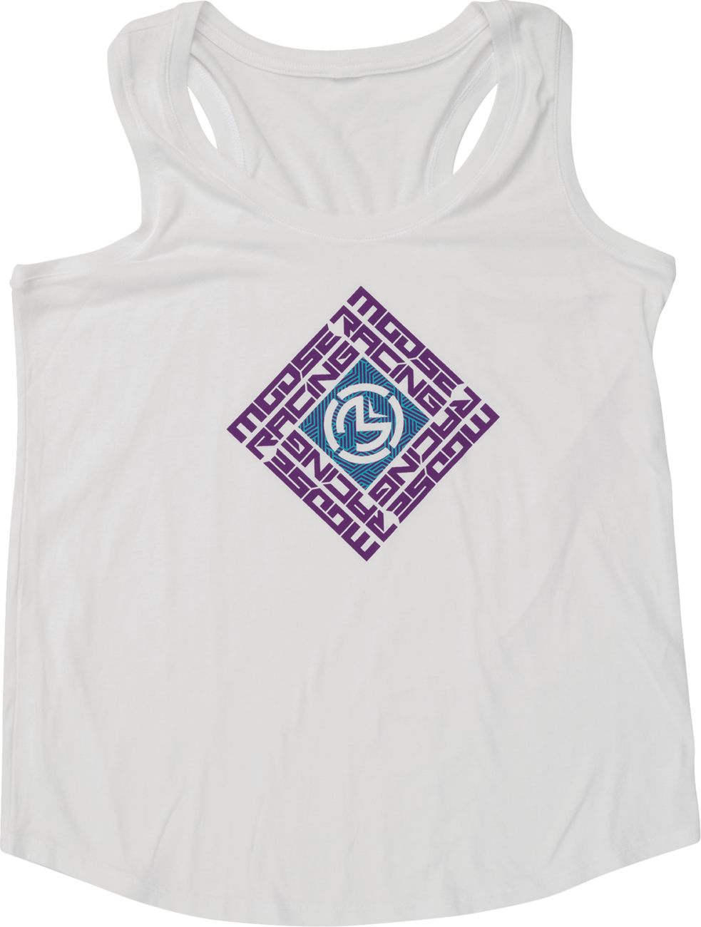 MOOSE OFFROAD Women's Spin Sync Tank Top - White - Small 3031-4280