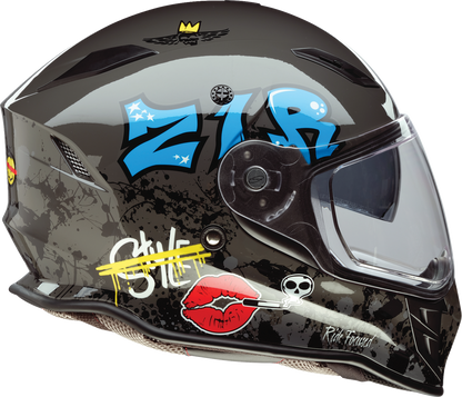 Z1R Nemesis Helmet - Distro - Gray - 2XL 0101-17862