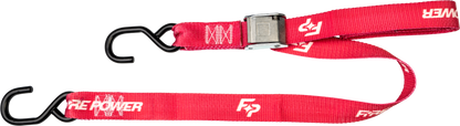 1.5" Tie Down Red 2/Pk