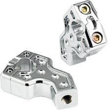 JOKER MACHINE Pullback Handlebar Risers - Chrome 03-866C