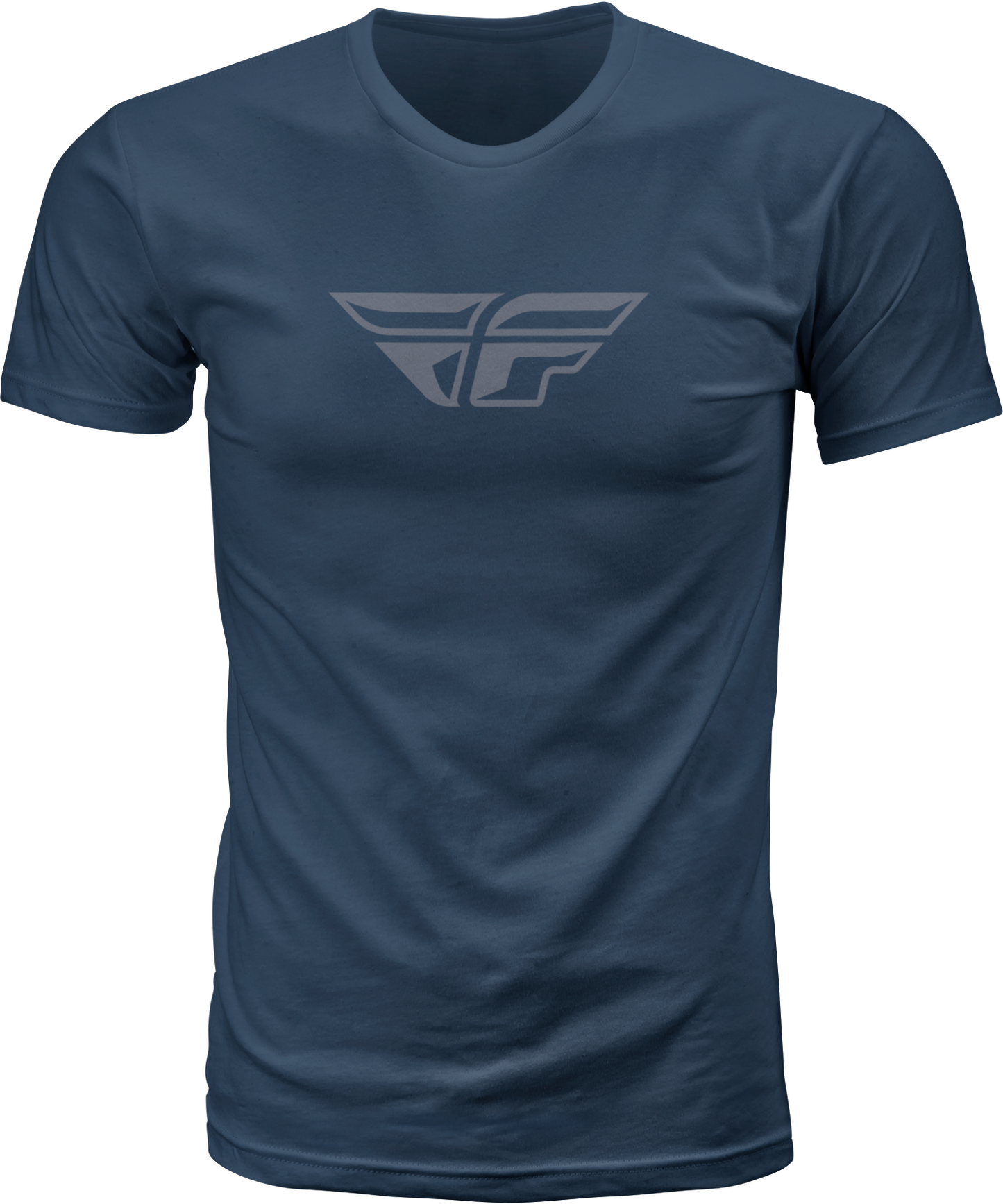 Fly F Wing Tee Midnight Navy/Grey Sm
