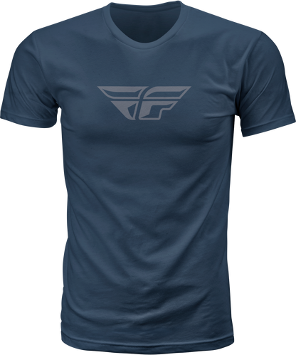 Fly F Wing Tee Midnight Navy/Grey Sm