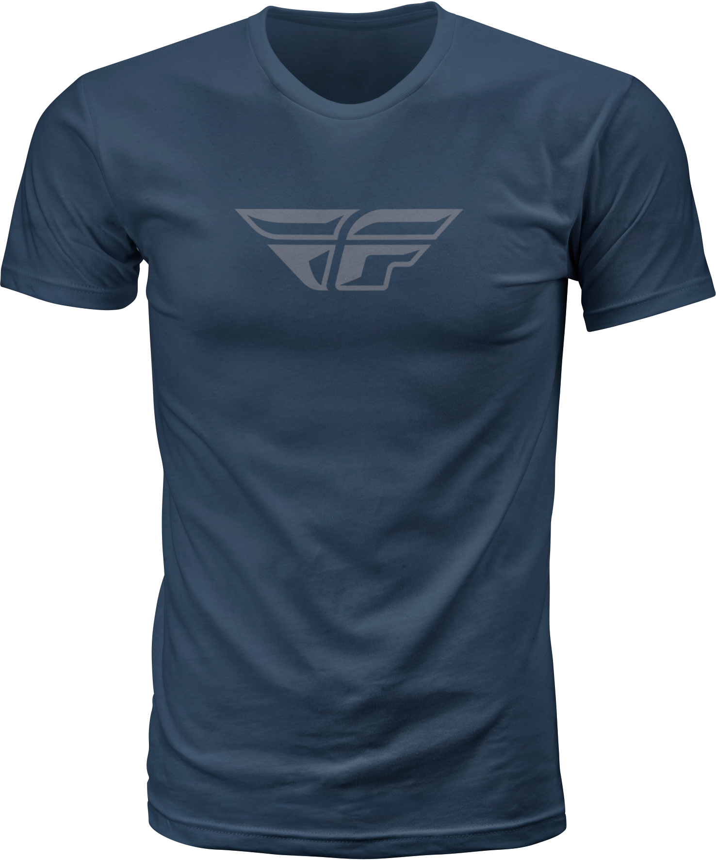 Fly F Wing Tee Midnight Navy/Grey 2x