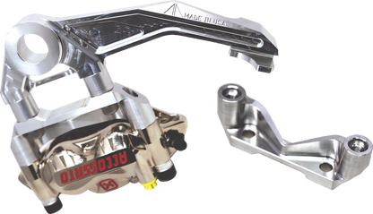 ALLOY ART Multi Brake Caliper Mount - 108mm Bolt Center - Raw MCRB1-1