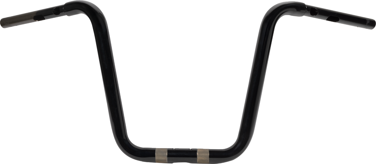 LA CHOPPERS Handlebar - Twin Round - 1-1/4" x 12" - Black LA-7348-12B
