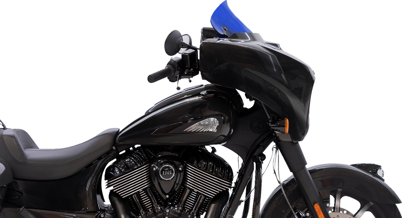 KLOCK WERKS Kolor Flare™ Windshield - 10" - Blue KWW-04-0640