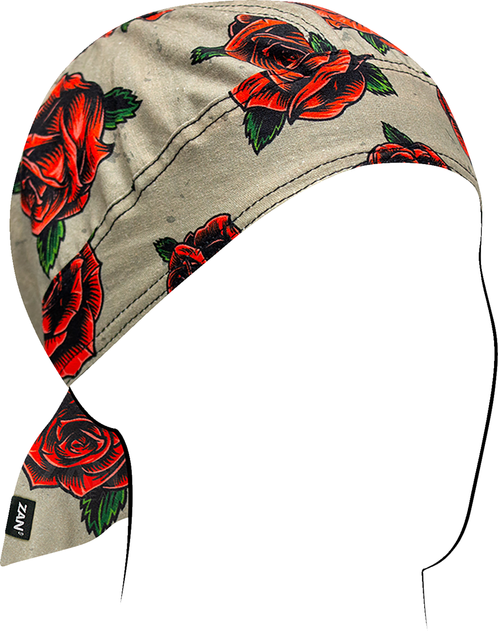ZAN HEADGEAR Flydanna® Head Wrap - Tattoo Roses Z207
