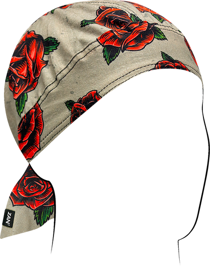 ZAN HEADGEAR Flydanna® Head Wrap - Tattoo Roses Z207