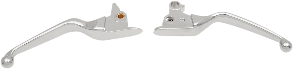 DRAG SPECIALTIES Wide Blade Lever Set - Chrome H07-0593