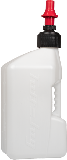 Utility Container White W Red Cap 5 Gal
