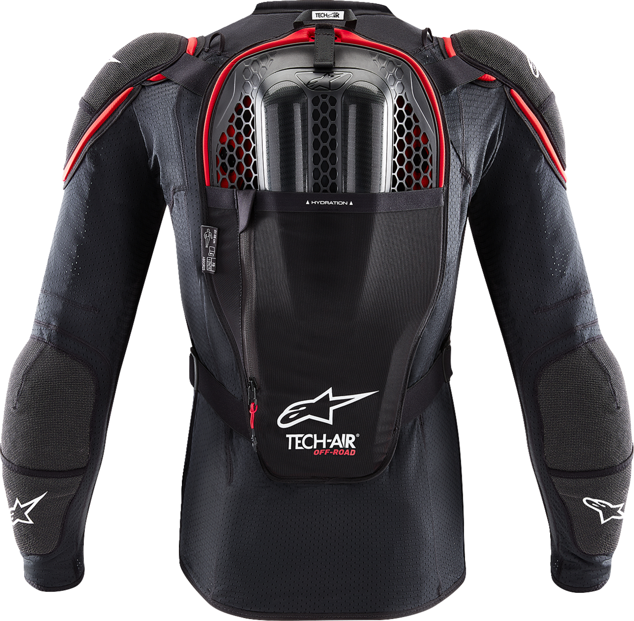 ALPINESTARS TECH-AIR Tech-Air® v2 Off-Road System - Black/Red - Medium 6507123-13F-M
