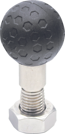 RIDEPOWER Phone Mounting Ball Adapter - Stainless Steel RPPERCHBALLM10
