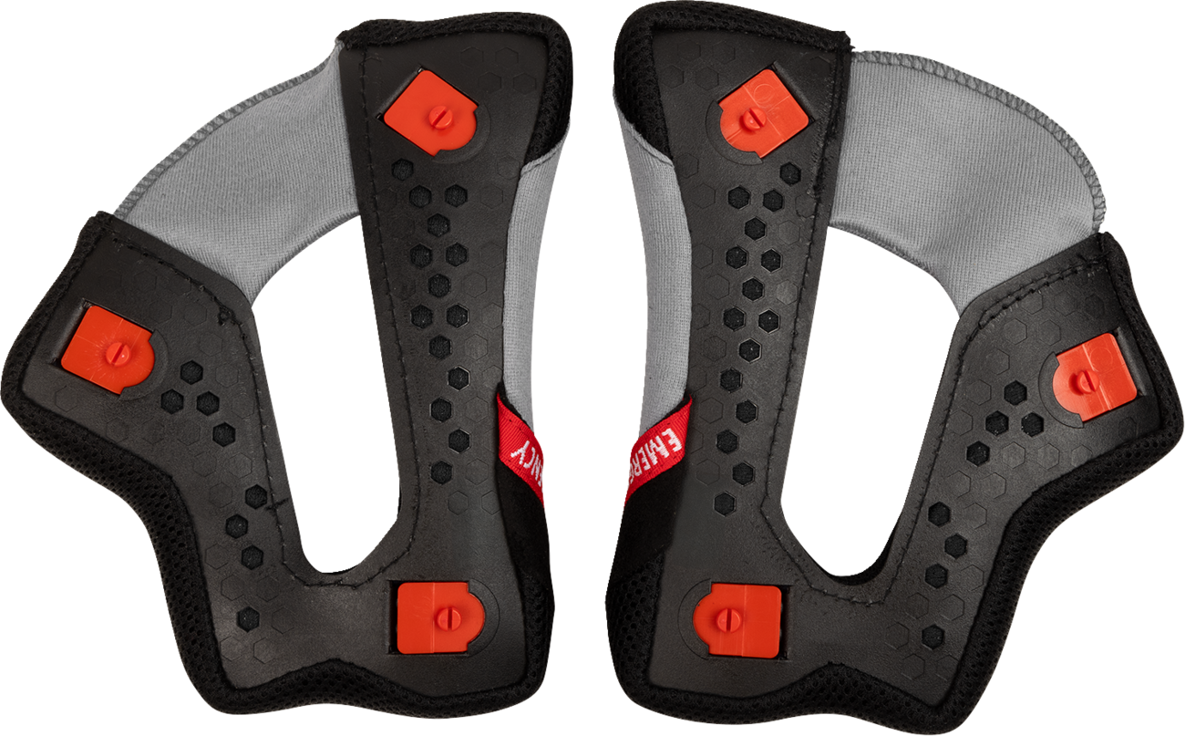 THOR Reflex Sport Cheek Pads - Gray/Black - XL 0134-3997
