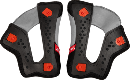 THOR Reflex Sport Cheek Pads - Gray/Black - XL 0134-3997