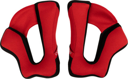 THOR Reflex Sport Cheek Pads - Red/Black - XL 0134-4003