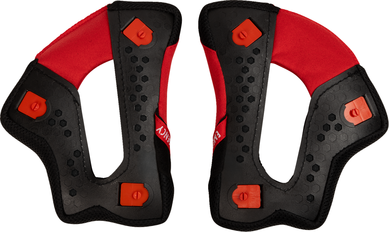 THOR Reflex Sport Cheek Pads - Red/Black - XL 0134-4003