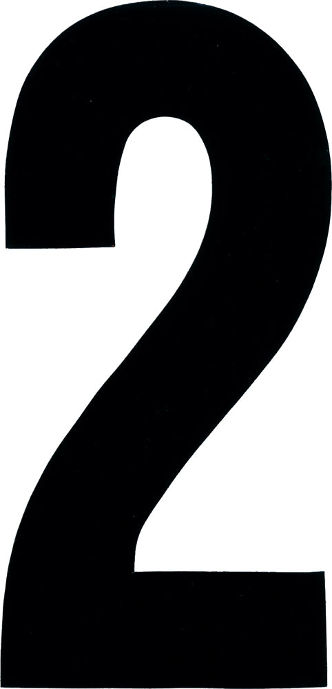 #2 7" Black Extreme Digits 3/Pk