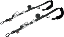POWERTYE MFG. Cam Ratchet Tie-Downs - 1-1/2" x 6-1/2' - Black 30722