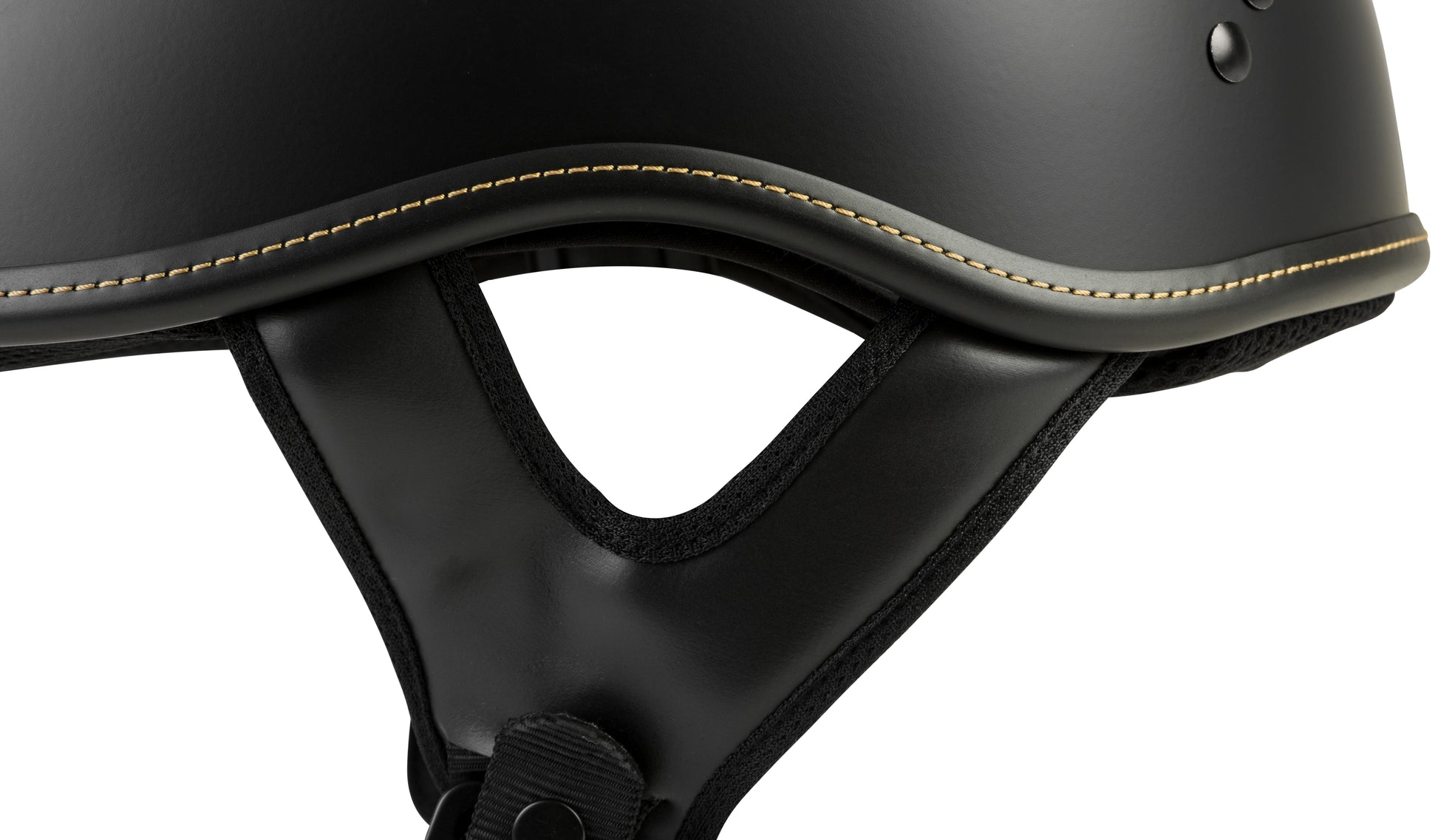.357 Solid Half Helmet Matte Black Xl