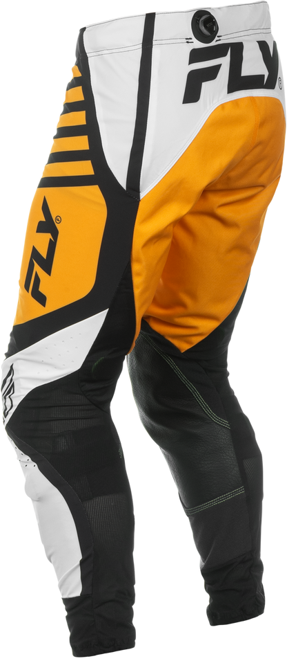 Lite Pants Ca/Ny White/Black/Mustard Sz 30