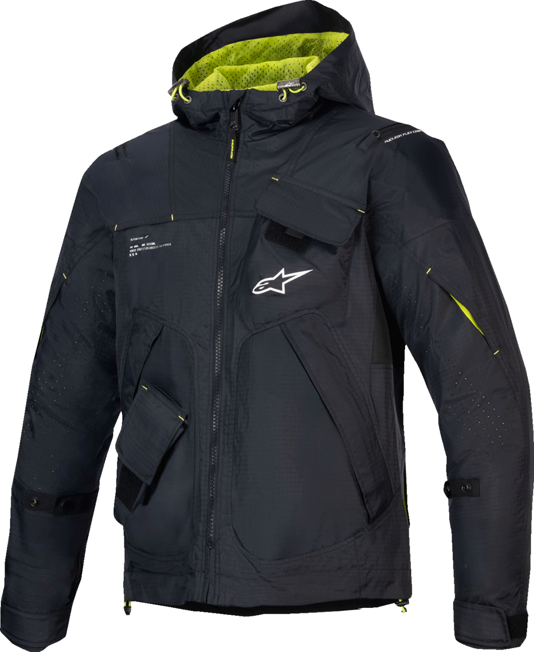 ALPINESTARS Mogress Air Jacket - Black/Lime Punch/White - 2XL 3301625-1484-2XL