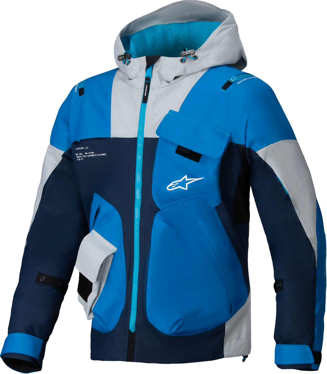ALPINESTARS Mogress Air Jacket - Blue/Almond - Large 3301625-7187-L