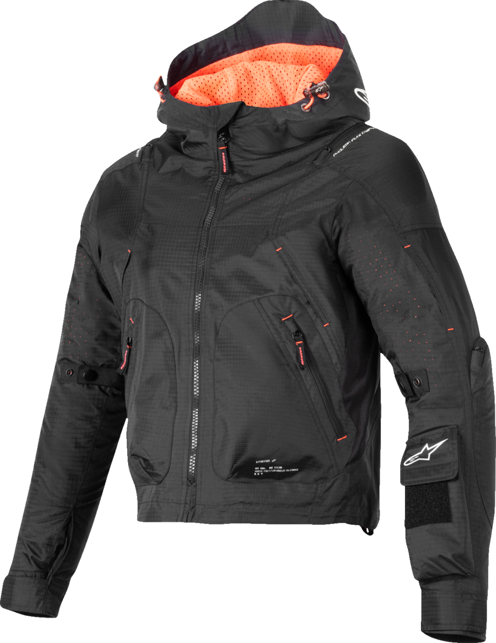 ALPINESTARS Stella Molly Air Jacket - Black/Coral Fluo - XL 3310625-1485-XL