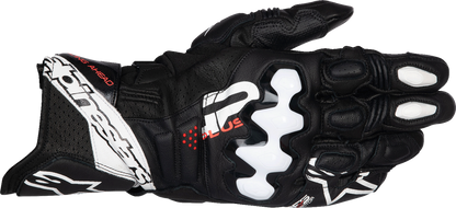 ALPINESTARS GP Plus R V3 Leather Gloves - Black/White - 2XL 3550825-12-2X