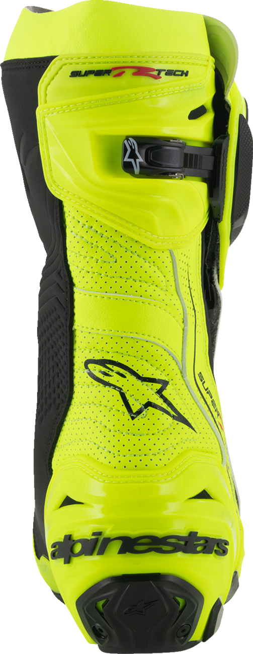 ALPINESTARS Supertech R Vented Boots - Fluorescent Yellow/Black - US 9 / EU 43 2220121-551-43