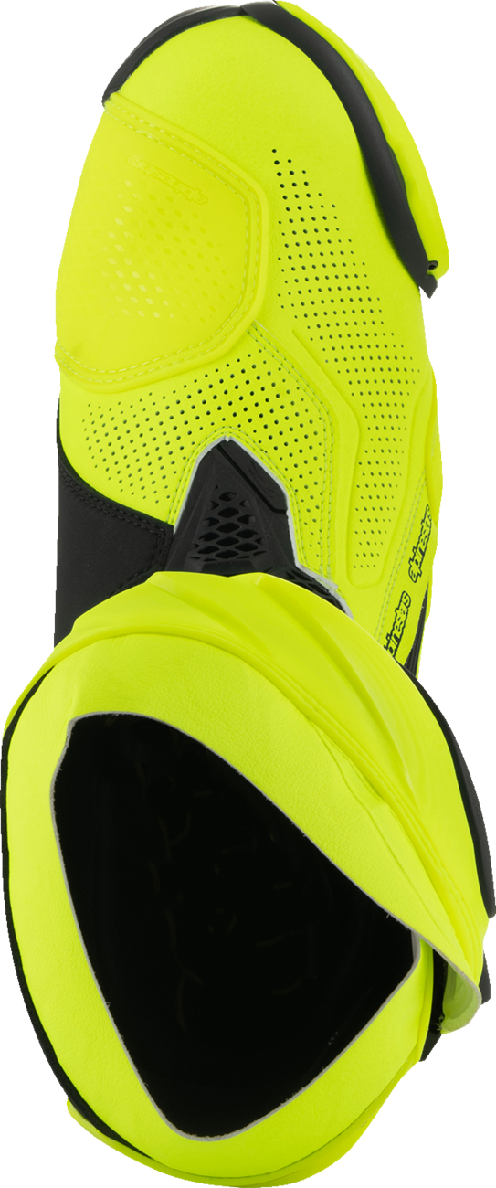 ALPINESTARS Supertech R Vented Boots - Fluorescent Yellow/Black - US 9.5 / EU 44 2220121-551-44