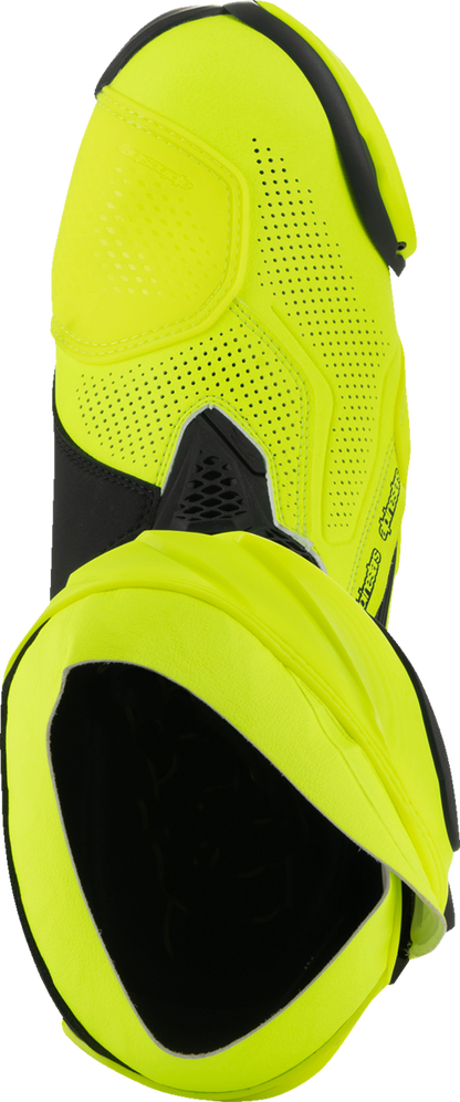 ALPINESTARS Supertech R Vented Boots - Fluorescent Yellow/Black - US 6.5 / EU 40 2220121-551-40
