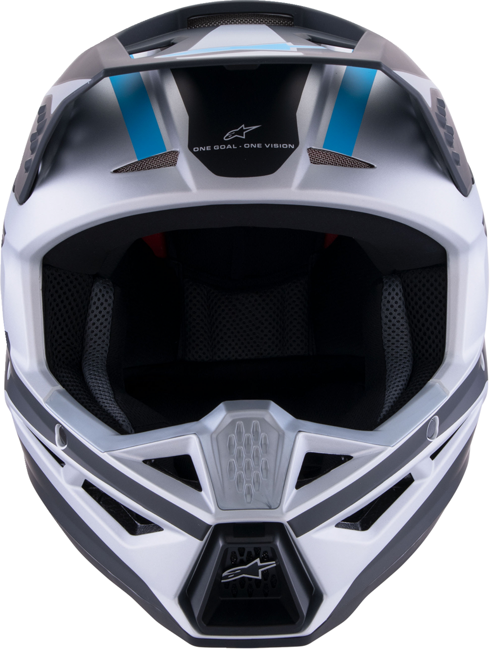 ALPINESTARS SM3 Helmet - Heat - Matte Silver/Blue/Black - XS 8301026-1949-XS