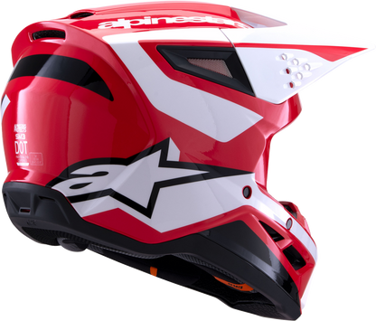ALPINESTARS SM3 Helmet - Heat - Gloss Red/White/Black - Medium 8301026-3126-M