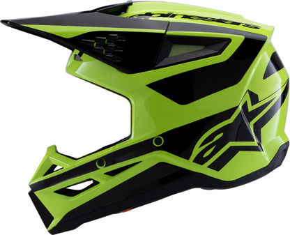 ALPINESTARS SM3 Helmet - Heat - Gloss Yellow Fluo/Black - Medium 8301026-5011-M