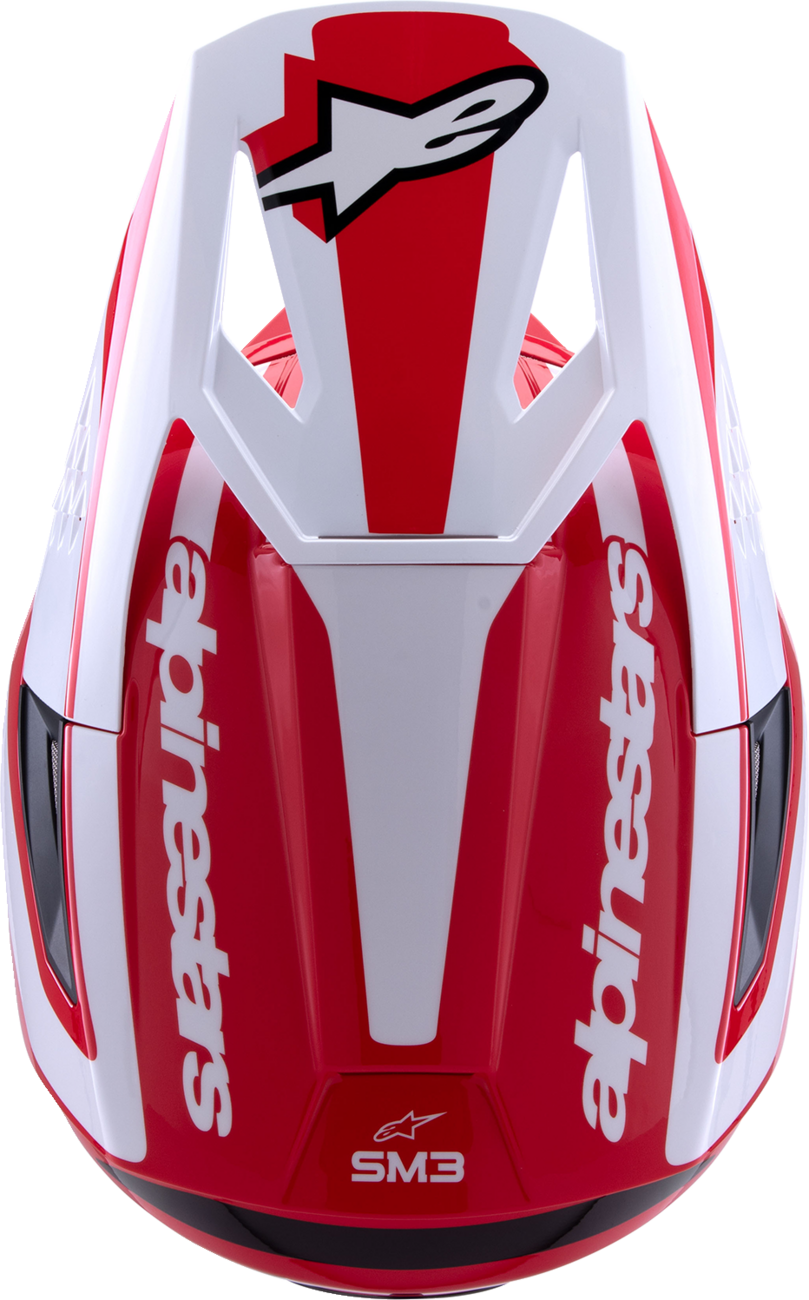 ALPINESTARS SM3 Helmet - Heat - Gloss Red/White/Black - XS 8301026-3126-XS