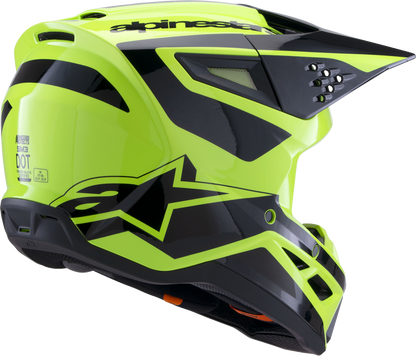 ALPINESTARS SM3 Helmet - Heat - Gloss Yellow Fluo/Black - Medium 8301026-5011-M